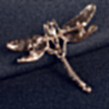 Load image into Gallery viewer, New Fashion Jewelry Women's Vintage Noble Dragonfly Crystal Scarf Pin Brooches